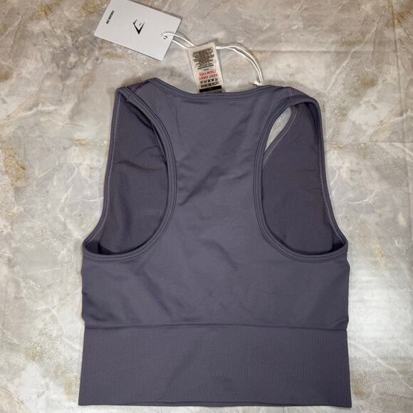 Women’s Gymshark Everyday Seamless Crop Tank – Fog Purple, Size XS (NWT) - Picture 2 of 5